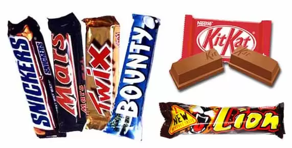 Confronto tra 6 barrette snack al cioccolato